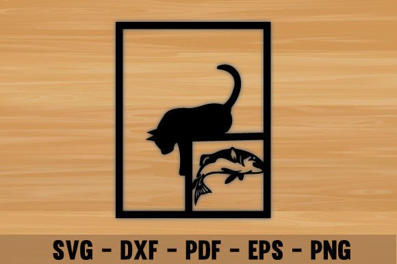 Cat in Window Wall Decor Laser Cut File Review
