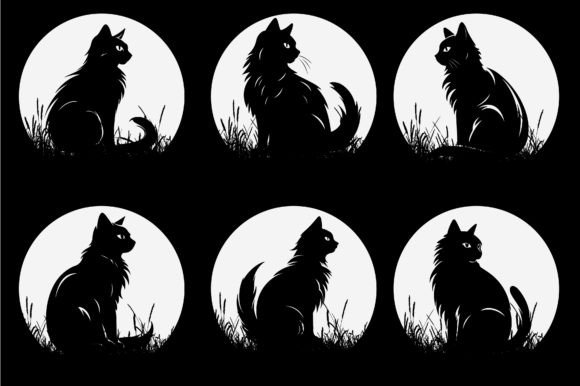 Cat Silhouette T-Shirt Vector Graphic Review