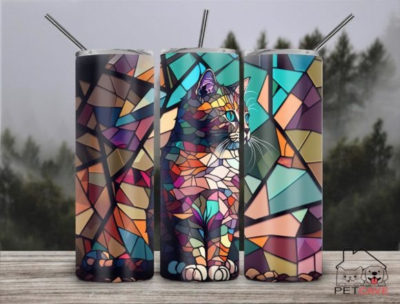 Cat Stained Glass Embroidery Design Review