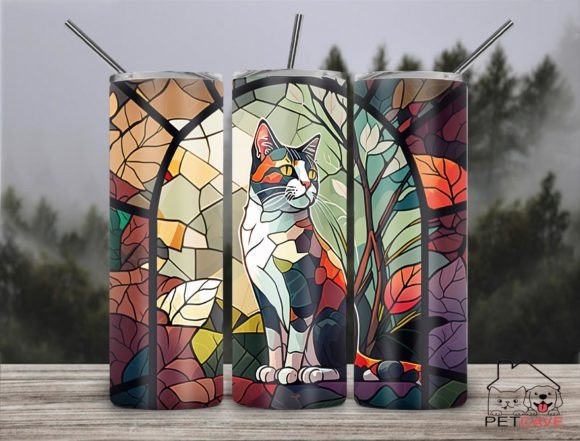 Cat Stained Glass Embroidery Design Review
