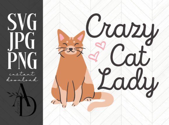 Crazy Cat Lady Orange Kitty Cat Design Review