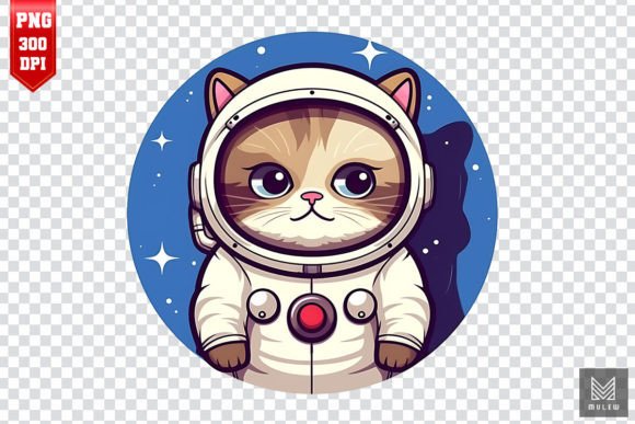 Cute Astronaut Birman Cat Clipart Review