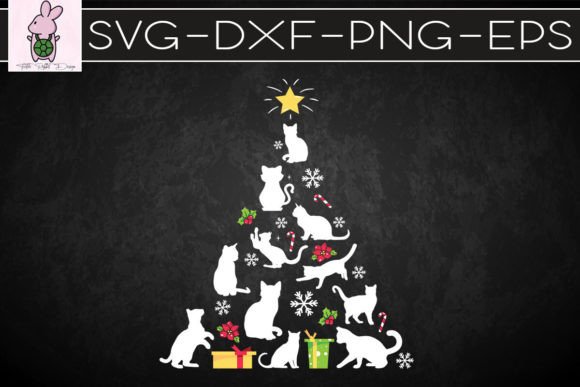 Funny Cat Christmas Tree Embroidery Design Review