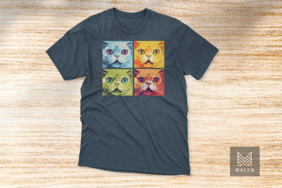 Pop Art Scottish Fold Cat Embroidery Design Review