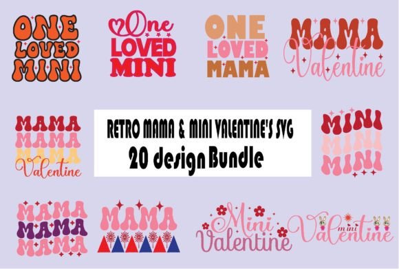 Retro Mama Mini Valentine’s SVG Bundle Review