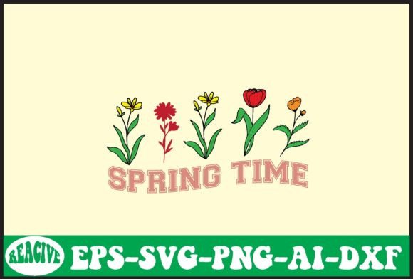 Spring Time Svg Design Review for Embroidery Projects