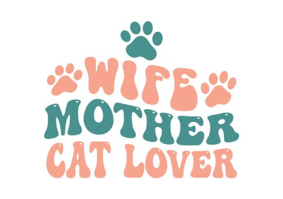 Wife Mother Cat Lover Retro Embroidery Design Review